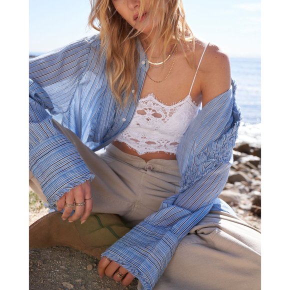 🎉LAST CHANCE🎉 FREE PEOPLE FP One Athena Bralette / White - Picture 5 of 8